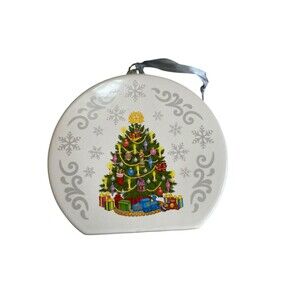 Temptations By Tara Christmas Tree Recipe Ornament Porcelain New